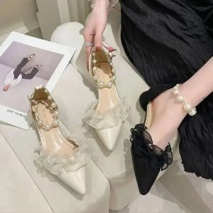 کفش مجلسی مرواریدی