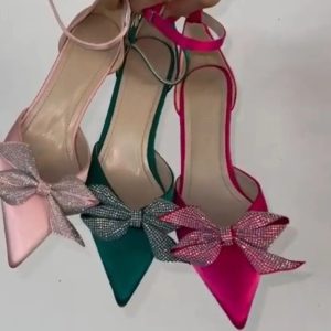 کفش مجلسی پاپیونی پاشنه بلند