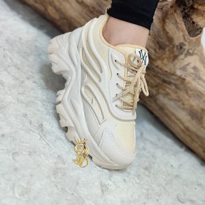 کتونی لژ دار زنانه دخترانه طبی مدل فشن پختی