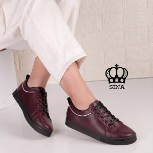 کفش کتونی ونس fitch زنانه دخترانه شیک اسپرت طبی، مناسب برای استایل روزمره، با طراحی مدرن و کیفیت بالا. راحت،سایز ۳۷ تا ۴۱ کفش سایز بزرگ زنانه بزرگپا رنگ مشکی کرم سفید زرشکی چری