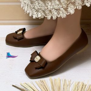 کالج بابت مجلسی پاپیونی‌ عروسکی شیک و زیبا زنانه دخترانه زنونه دخترونه مناسب استایل روزمره و رسمی مجلسی رنگ مشکی زرشکی کرم سایز ۳۷ تا ۴۱