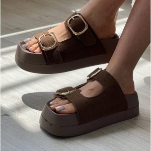 صندل لژدار دوسگک زنانه دخترانه