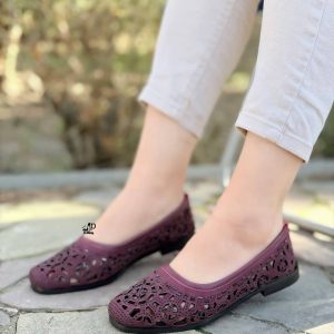 کالج بابت نگینی زنانه دخترانه رنگ کرم مشکی زرشکی سایز ۳۷ تا ۴۰