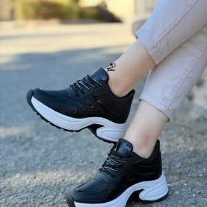کتونی لژمخفی زنانه دخترانه رنگ مشکی