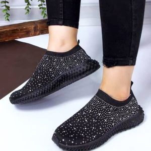 ونس نگینی زنانه دخترانه رنگ مشکی