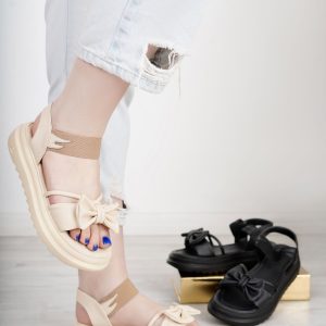 صندل لژدار پایپونی زنانه