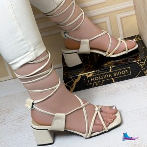 صندل مجلسی پاشنه بلند دورمچی بندی زنانه
