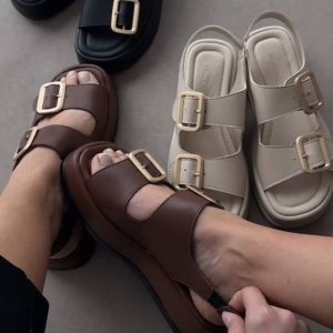 صندل لژدار دوسگک زارا زنانه